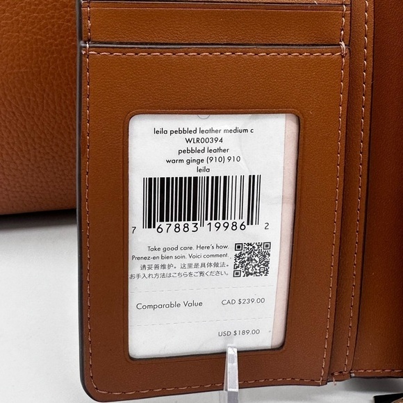 Kate Spade Leila Medium Triple Compartment Satchel Bag & Compact Bifold Wallet - Picture 15 of 15